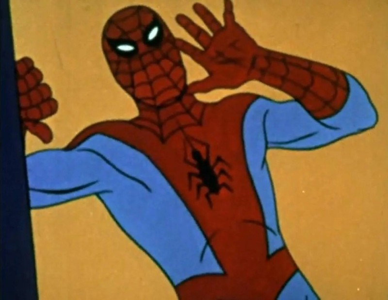 Создать мем: человек паук смешной, мем с человеком пауком, настоящий человек паук