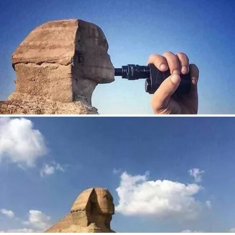 Create meme: sphinx 2021 egypt, vape meme, interactive
