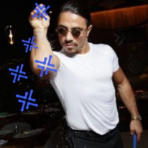 Create meme: Nusret gokce, salt bae, nusret