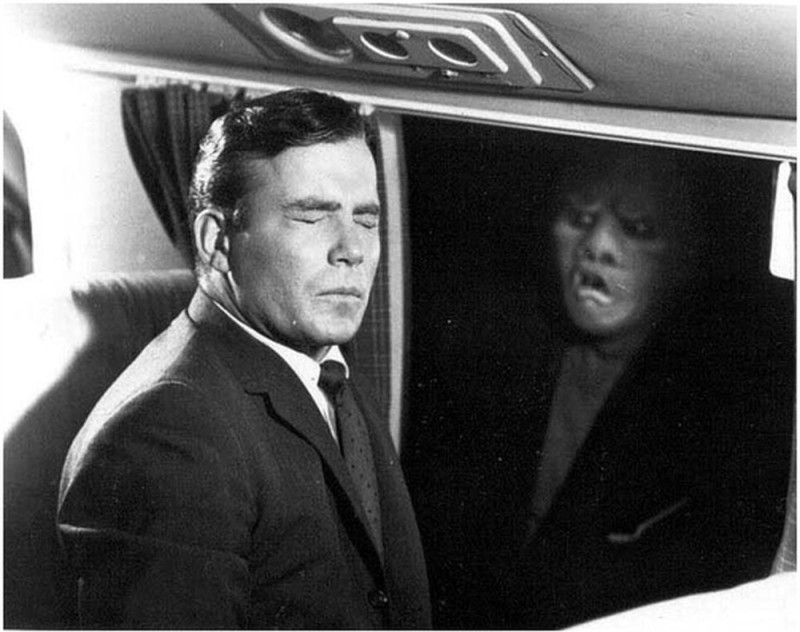 Create meme: twilight zone series , the twilight zone 1959, William Shatner twilight zone