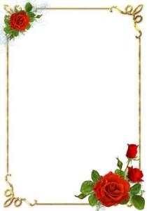 Create meme: frame for cards flowers, frame for greeting card, frame of roses