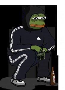 Create meme: slav, gopnik, pepe