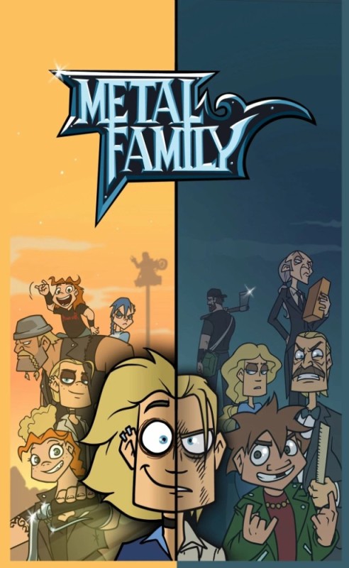 Create meme: metal family, metal family, comic metal family