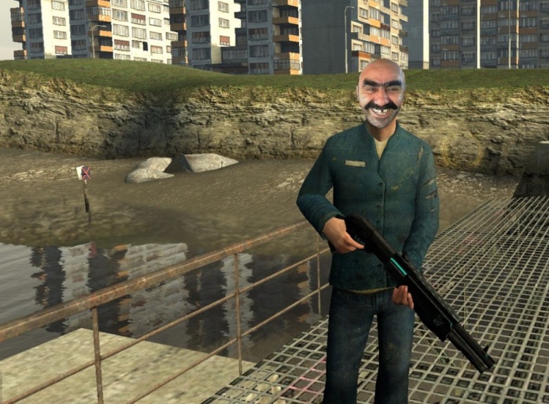 Create meme: half-life 2, half life 2 father gregory, garry’s mod