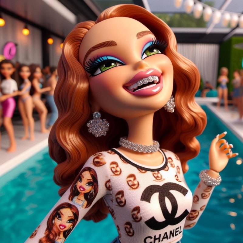 Create meme: Bratz Megan Fox, clawdeen wolf, Bratz Chloe