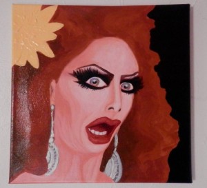 Create meme: drag queen, art, Shock