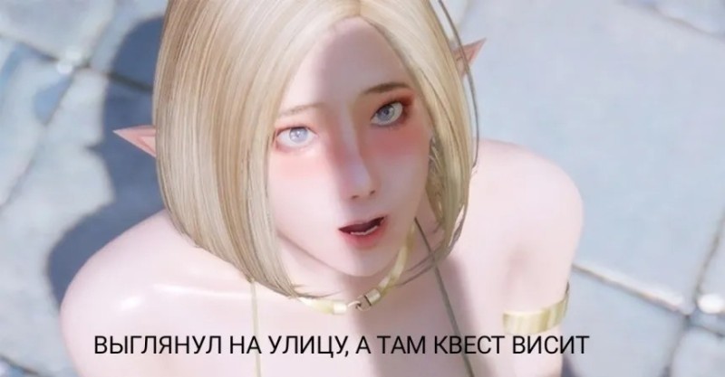 Create meme: yuih skyrim, yuih elf, skyrim memes