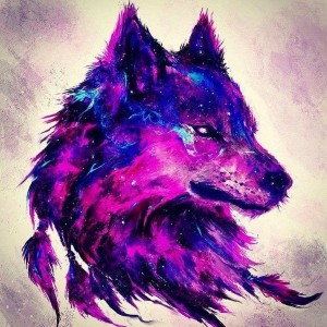 Create meme: art, wolves drawings, wolf paint drawing