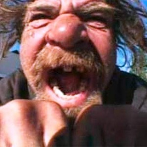 Create meme: homeless Basil, the homeless guy yells, bum Maxim