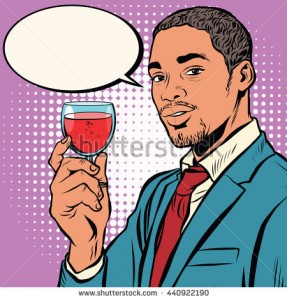 Создать мем: stock vector, businessman, red wine