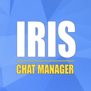 Create meme: top 1, Logo, iris chat Manager