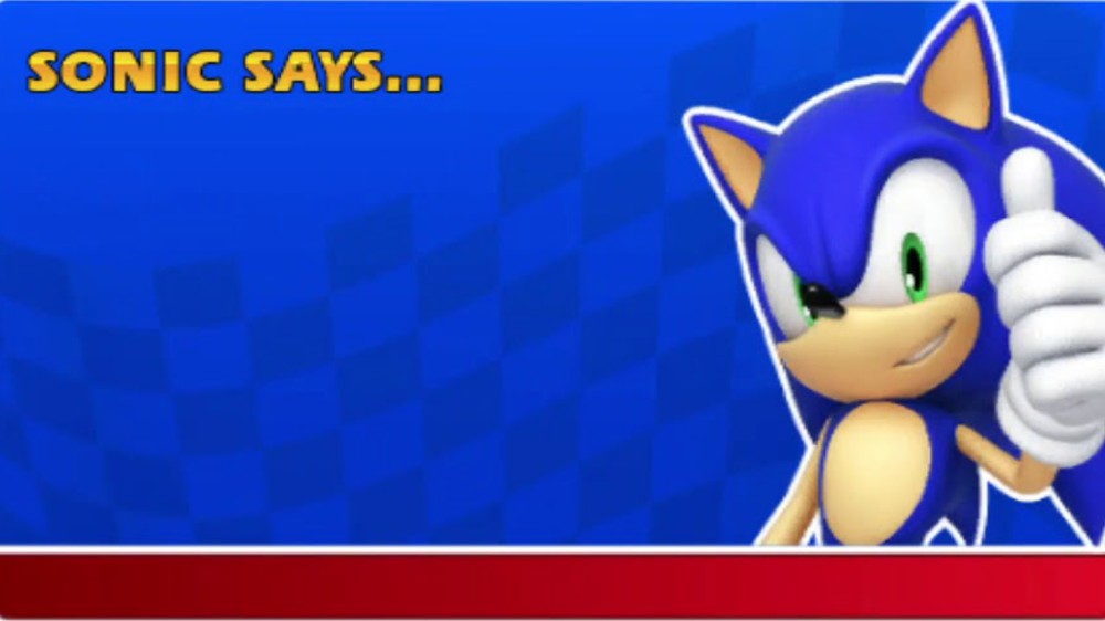 Create meme: game sonic, sonic the hedgehog , Sonic's advice