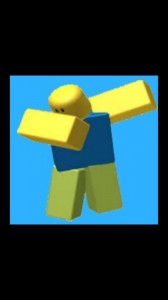 Create meme: the get on white background, roblox noob avatar, the get
