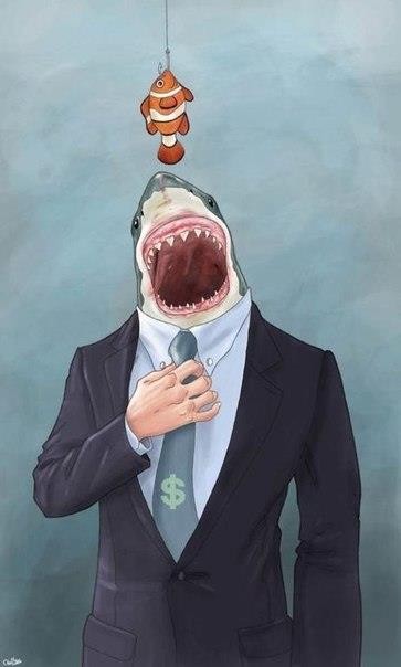 Create meme: art shark, shark in a jacket, luis kiles