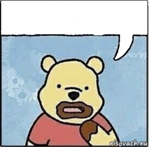 Create meme: meme Winnie the Pooh , Vinnie with, Vinnie why are you eating