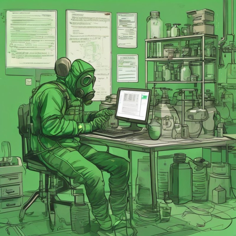 Create meme: US Army chemical protection Suit, chemical protection of the USSR RHBZ, stalker freedom art