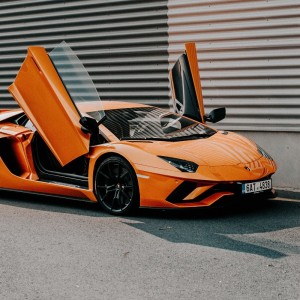 Create meme: Lamborghini orange, 1500×1500