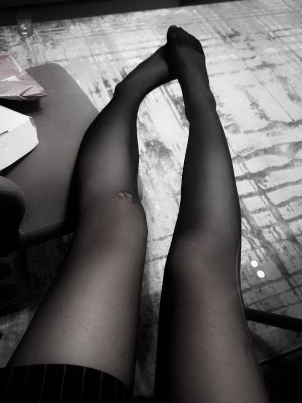 Create meme: legs in stockings, body part, stockings 