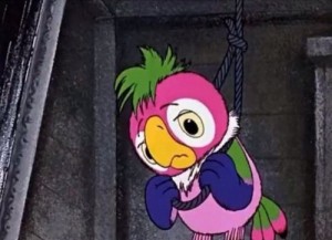 Create meme: return of the prodigal parrot, parrot Kesha, parrot Kesha hung