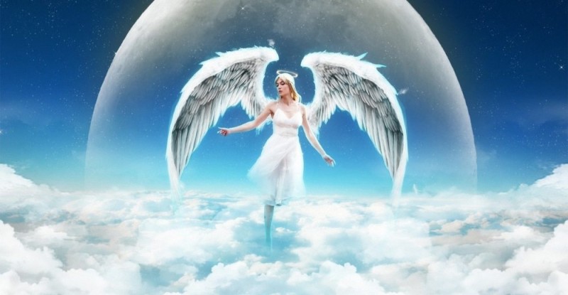 Create meme: angel , angel in the sky, heavenly angels
