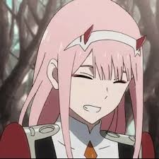 Создать мем: darling in the franxx, darling in the franxx zero two стикеры, zero two