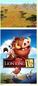 Создать мем: the lion king 1½ постер, the lion, lion king credits end