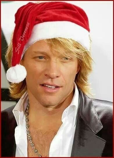 Create meme: Jon Bon Jovi 2000, beautiful men, Jon Bon Jovi Santa