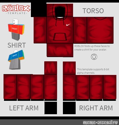 Create comics meme shirt get png, red shirt roblox, roblox shirt