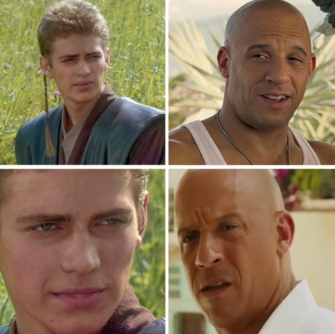 Create meme: Dominic Toretto meme, Anakin and Padme, memes about dominic toretto