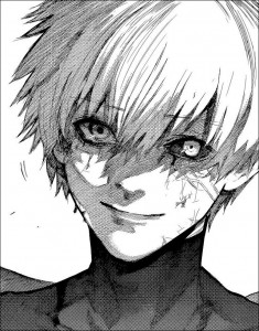 Создать мем: канеки манга обои, kaneki smile, токийский гуль