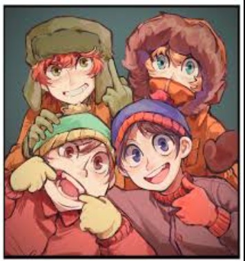 Create meme: Kyle Broflovski , South Park , south park anime cartman