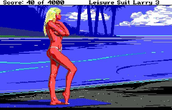 Создать мем: эммануэль игра, leisure suit larry in the land of the lounge lizards, leisure suit larry 3