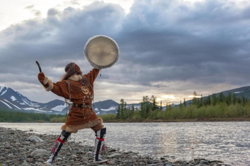 Create meme: The Chukchi shaman, shaman , The northern shaman