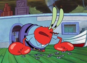 Create meme: Mr. Krabs