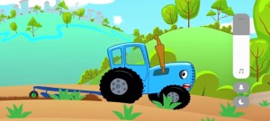 Создать мем: мультфильм синий трактор по полям по полям, синий трактор, синий трактор мультфильм развивающий