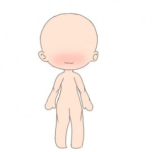 Create meme: Chibi, Chibi poses, gacha life mannequins for drawing