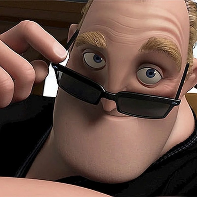 Create meme: the incredibles cartoon 2004, The bob parr superfamily, the father of the superfamily