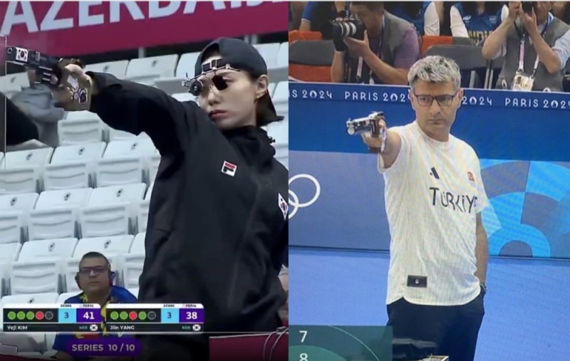 Create meme: World Shooting Championship, Asian , shooting from