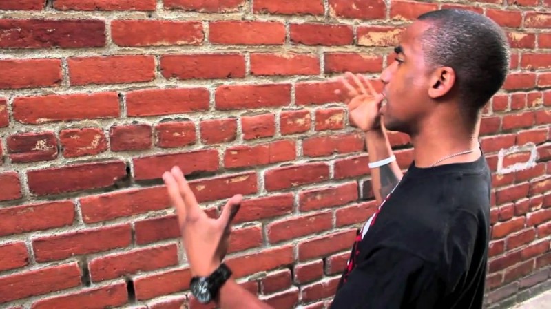 Create meme: a person is talking to the wall, talking to the wall, a man talks to a wall