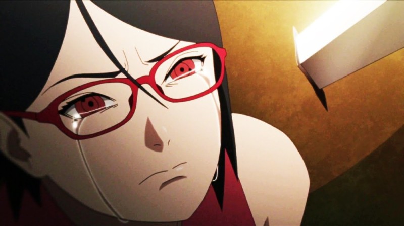 Создать мем: аниме боруто, sarada uchiha, боруто и сарада