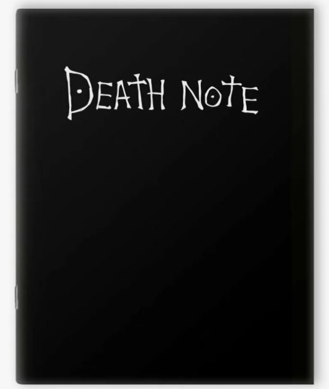 Create meme: the death note notebook, death note cover, death note notebook