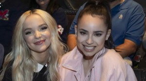 Create meme: sofia carson hair, dove cameron and sofia carson, dove Cameron and Sofia Carson moon