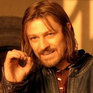 Создать мем: sean bean, боромир, one does not simply