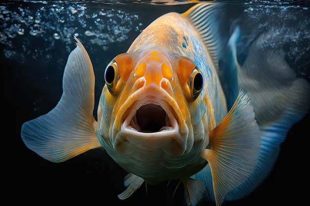 Создать мем: рыбка астронотус, золотой рыбки, астронотус аквариумная рыбка