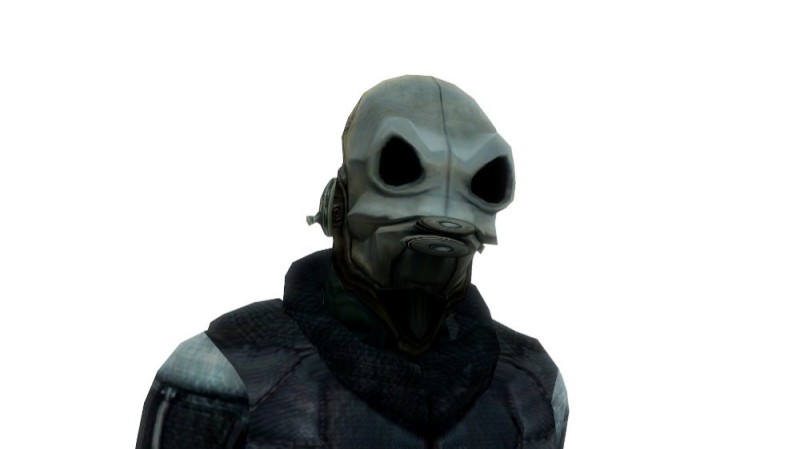 Create meme: the metrocops in half-life 2 without a mask, metrocop half life 2, the metrocops from half-life 2