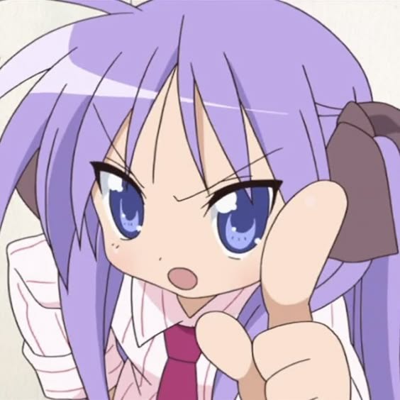 Create meme: anime , anime lucky star, kagami hiiragi