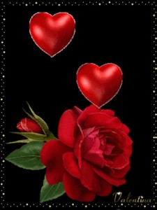 Создать мем: гифки цветы, роза для влюбленных гифки, гиф picmix сердце