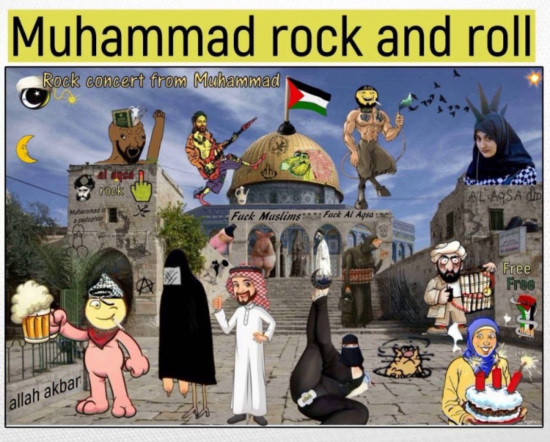 Create meme: caricatures of Islam, caricature of the Prophet Muhammad, Islam