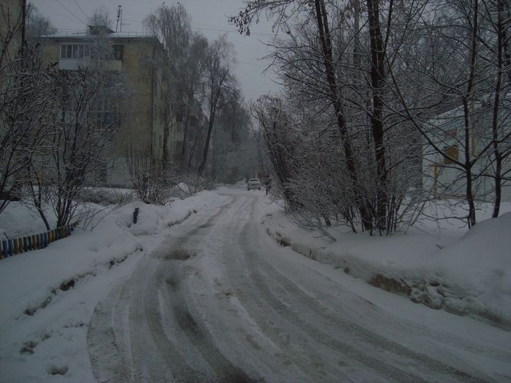 Create meme: street , winter, winter 