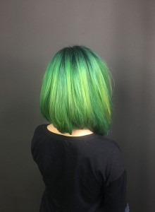 Создать мем: окрашивание волос, зеленый цвет волос, окрашивание волос цветное